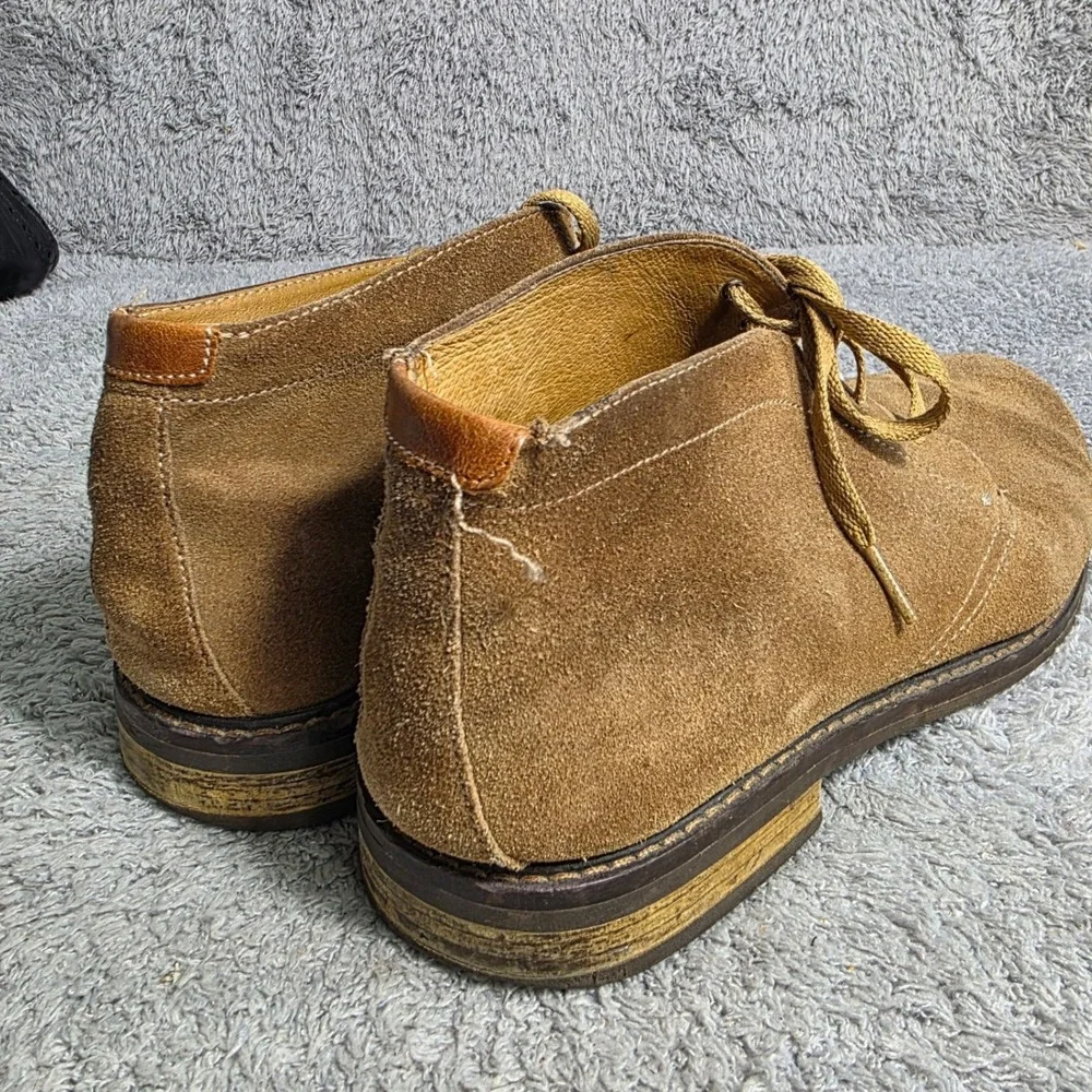 Vionic‎ Suede Leather Chukka Desert Boots Tan Suede Orthopedic Mens 10.5